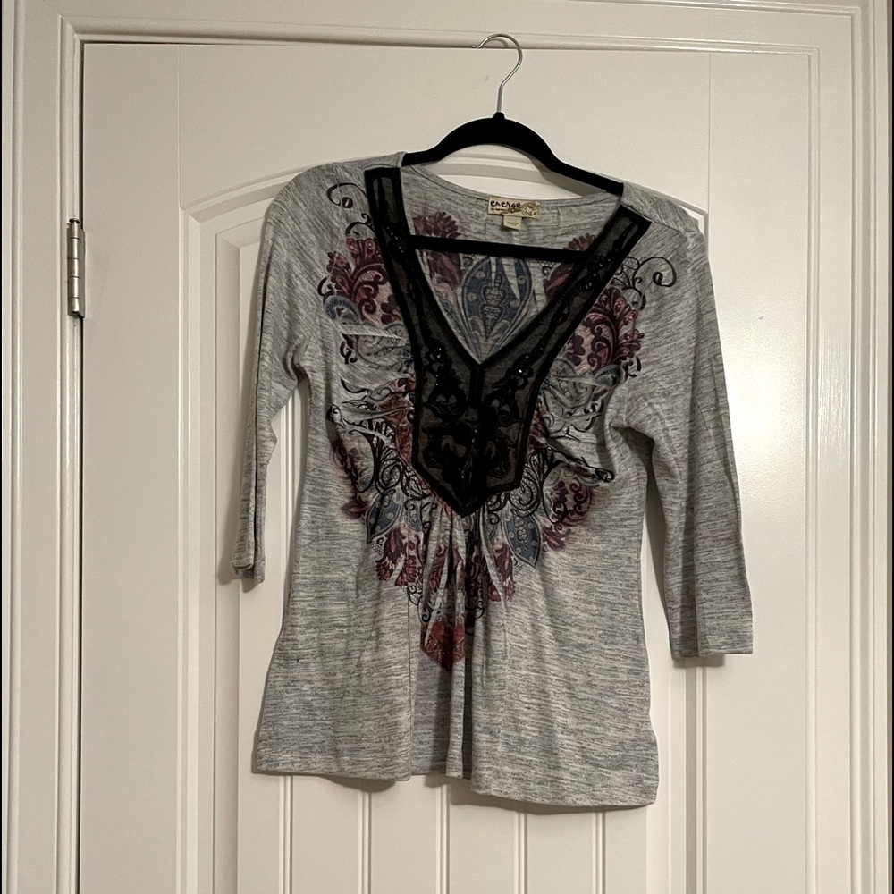Earth yoga knit top